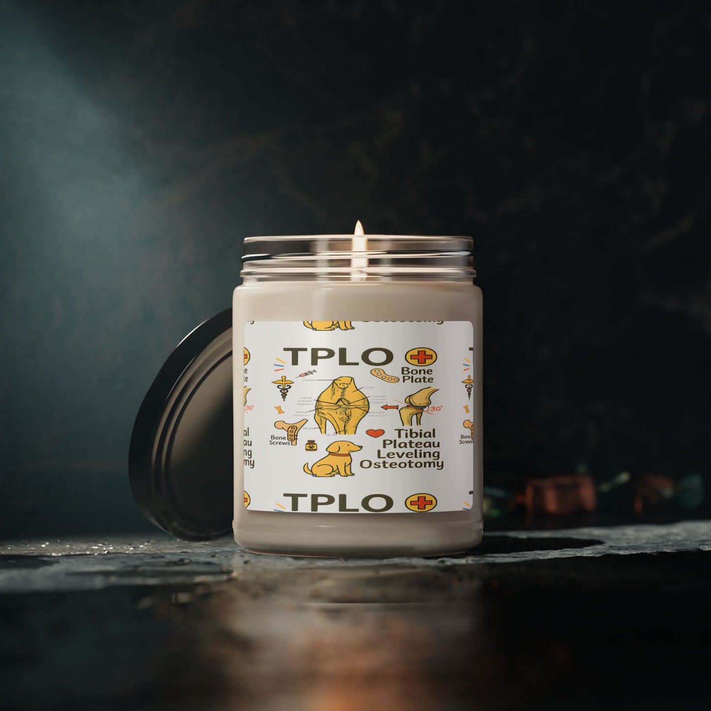 Scented Soy Candle, Aromatherapy, Doctor, Surgeon, Vet Office Gift, Surgery-Themed, TPLO Candle