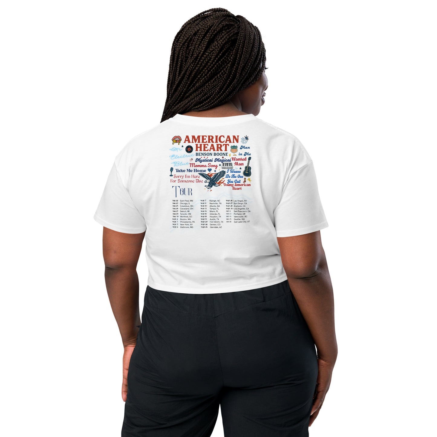 Benson Boone American Heart Concert Shirt | Retro Americana Tour Tee | Benson Boone Fan Merch | Gift for Benson Boone Fans | Concert T-Shirt